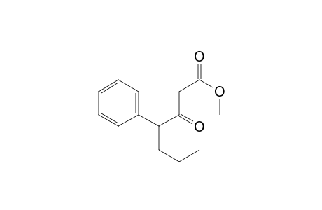 Methyl 3-oxo-4-phenylheptanoate