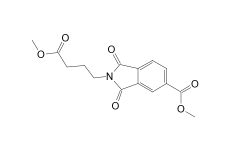 2H-isoindole-2-butanoic acid, 1,3-dihydro-5-(methoxycarbonyl)-1,3-dioxo-, methyl ester