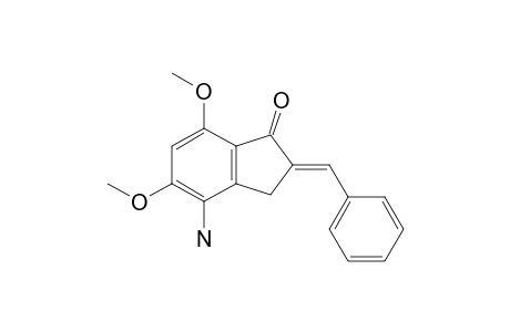 4-Amino-2-benzylidene-5,7-dimethoxyindan-1-one