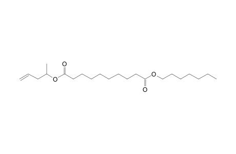 Sebacic acid, heptyl pent-4-en-2-yl ester