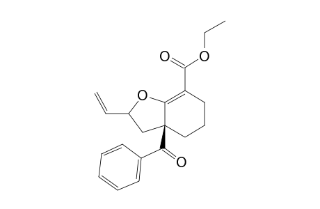 7-Ethoxycarbonyl-3a(S)-benzoyl-2-vinyl-2,3,3a,4,5,6-hexahydro-2,3-benzofuran