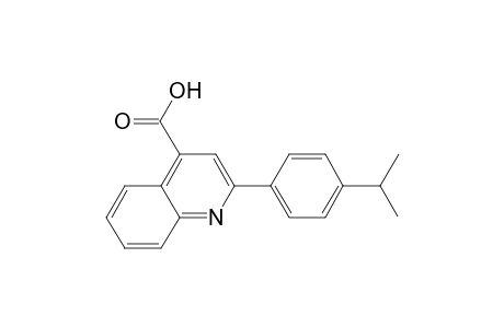 2-(4-Isopropylphenyl)-4-quinolinecarboxylic acid