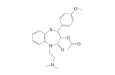 5-[2-(Dimethylamino)ethyl]-2-(4-methoxyphenyl)-4-oxo-2,3,4,5-tetrahydro-1,5-benzothiazepin-3-yl acetate