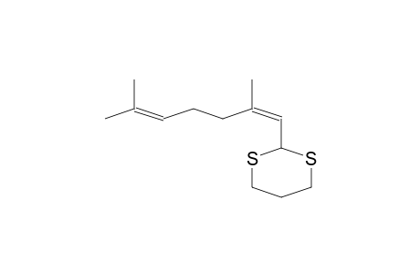 (Z)-2-(2,6-Dimethyl-1,5-heptadienyl)-1,3-dithiane