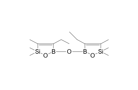 Ether, bis(E-ethyl-2,5-dihydro-2,2,3-trimethyl-1,2,5-oxasilaborol-5-yl)