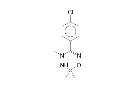 3-(4-Chlorophenyl)-4,6,6-trimethyl-5,6-dihydro-4H-[1,2,4,5]oxatriazine