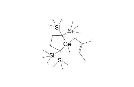 Spiro[2,2,5,5-Tetrakis(trimethylsilyl)-1-germacyclopentane-1,1-diyl,1'-3',4'-dimethylgermacyclopent-3'-ene]