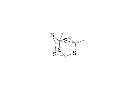 2,4,6,8,9-Pentathiatricyclo[3.3.1.1(3,7)]decane, 3,7-dimethyl-