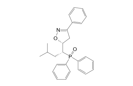 (1'R*,5R*)-5-(1'-Diphenylphosphinoyl-3'-methylbutyl)-3-phenyl-4,5-dihydroisoxazole