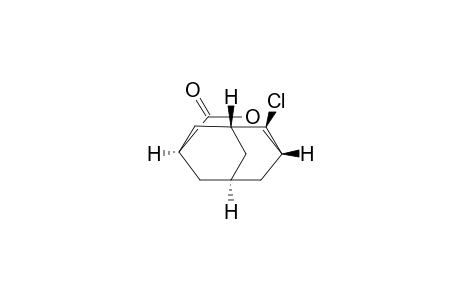 4-Oxatricyclo[4.3.1.13,8]undecan-5-one, 2-chloro-, (1.alpha.,2.beta.,3.beta.,6.alpha.,8.beta.)-