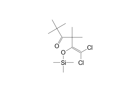 6,6-Dichloro-5-(trimethylsiloxy)-2,2,4,4-tetramethyl-5-hexen-3-one