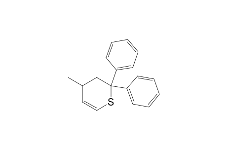 4-(Methyl)-2,2-diphenyl-3,4-dihydro-2H-thiopyran