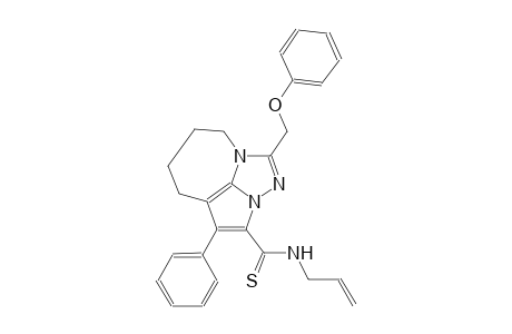 N-allyl-1-(phenoxymethyl)-4-phenyl-5,6,7,8-tetrahydro-2,2a,8a-triazacyclopenta[cd]azulene-3-carbothioamide