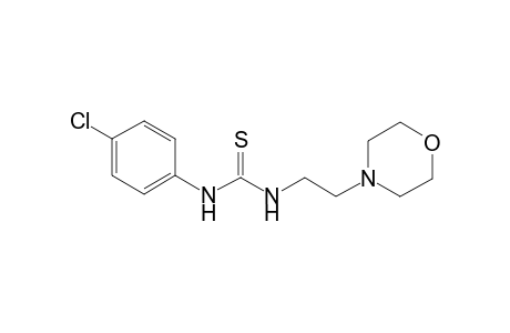 N-(4-chlorophenyl)-N'-[2-(4-morpholinyl)ethyl]thiourea