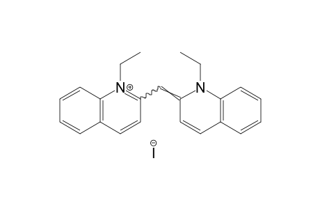 1-ethyl-2-[(1-ethyl-2(1H)-quinolylidene)methyl]quinolinium iodide