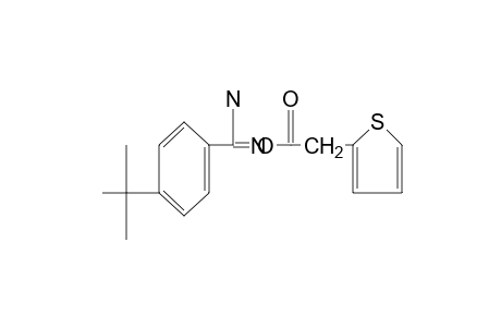 p-tert-butyl-O-[(2-thienyl)acetyl]benzamidoxime