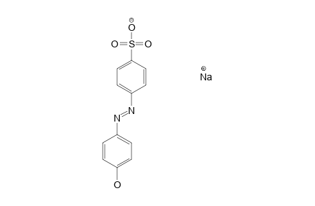 p-(p-hydroxyphenylazo)benzenesulfonic acid, sodium salt
