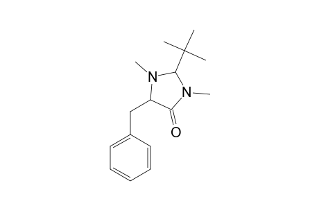 5-Benzyl-2-tert-butyl-1,3-dimethyl-4-imidazolidinone