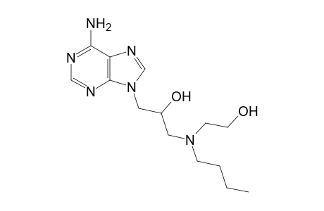 6-amino-alpha-{[butyl(2-hydroxyethyl)amino]methyl}-9H-purine-9-ethanol