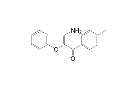 Methanone, (3-amino-2-benzofuryl)(4-methylphenyl)-