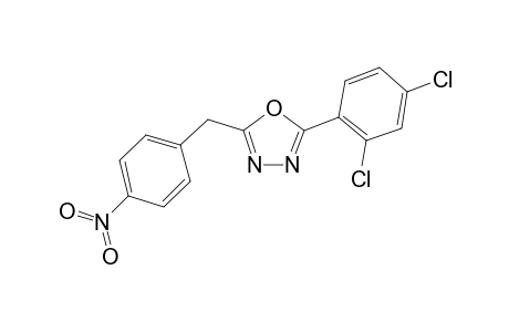 2-(2,4-dichlorophenyl)-5-[(4-nitrophenyl)methyl]-1,3,4-oxadiazole