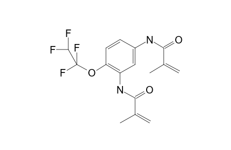 Benzene, 1,3-bis(2-methyl-1-oxo-2-propenylamino)-4-(1,1,2,2-tetrafluoroethoxy)-