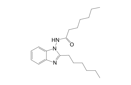 1-(n-heptanoylamido)-2-(n-hexyl)benzimidazole