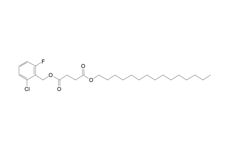 Succinic acid, 2-chloro-6-fluorobenzyl pentadecyl ester