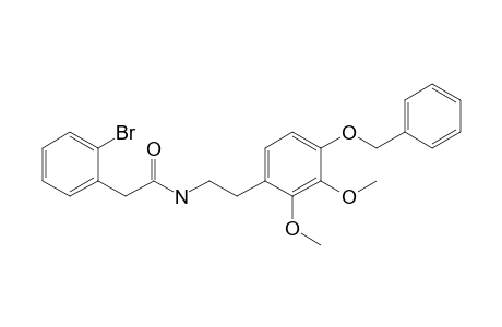 2-(2-Bromophenyl)-N-(4-benzyloxy-2,3-dimethoxyphenethyl)acetamide