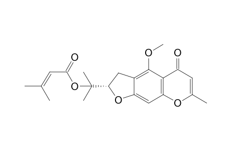 (S)-(+)-4'-O-SENECIOYL-5-O-METHYLVISAMMINOL