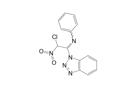 1-(1H-Benzotriazol-1-yl)-2-chloro-2-nitro-1-(phenylimino)ethane