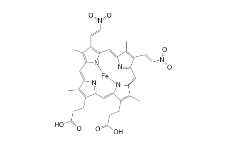 7,12-bis(2'-Nitrovinyl)-modified HEME