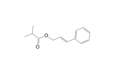Propanoic acid, 2-methyl-, 3-phenyl-2-propenyl ester