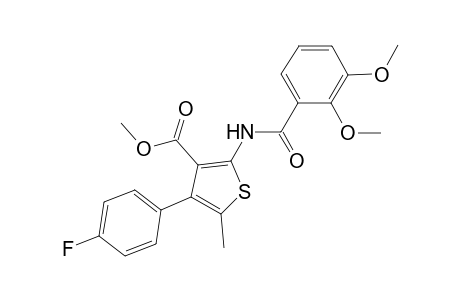 Methyl 2-[(2,3-dimethoxybenzoyl)amino]-4-(4-fluorophenyl)-5-methyl-3-thiophenecarboxylate