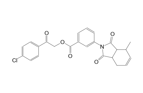 benzoic acid, 3-(1,3,3a,4,7,7a-hexahydro-4-methyl-1,3-dioxo-2H-isoindol-2-yl)-, 2-(4-chlorophenyl)-2-oxoethyl ester