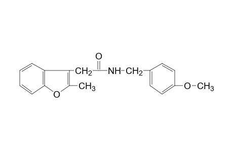 N-(p-methoxybenzyl)-2-methyl-3-benzofuranacetamide