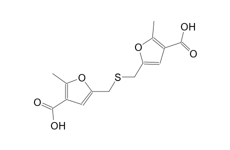 5-({[(4-carboxy-5-methyl-2-furyl)methyl]sulfanyl}methyl)-2-methyl-3-furoic acid