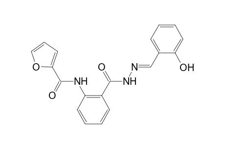 N-(2-([(2E)-2-(2-Hydroxybenzylidene)hydrazino]carbonyl)phenyl)-2-furamide