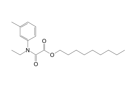 Oxalic acid, monoamide, N-ethyl-N-(3-methylphenyl)-, nonyl ester