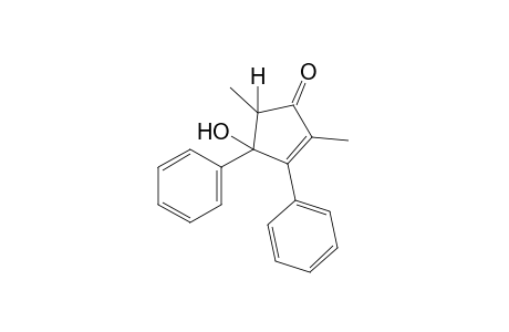 2,5-dimethyl-3,4-diphenyl-4-hydroxy-2-cyclopenten-1-one