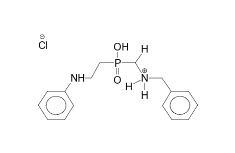 N-BENZYLAMINOETHYL-N-BENZYLAMINOMETHYLPHOSPHINIC ACID HYDROCHLORIDE