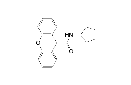 N-cyclopentyl-9H-xanthene-9-carboxamide