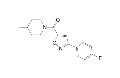 Piperidine, 1-[[3-(4-fluorophenyl)-5-isoxazolyl]carbonyl]-4-methyl-