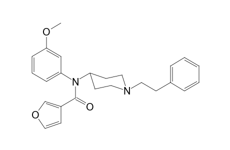 N-(3-Methoxyphenyl)-N-[1-(2-phenylethyl)piperidin-4-yl]furan-3-carboxamide