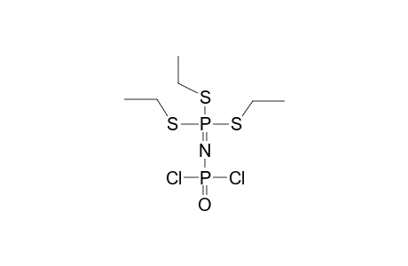 Tris(p-ethylthio)-phosphazene-phosphoryl dichloride