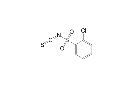 Benzenesulfonic acid, o-chloro-, anhydride with isothiocyanic acid