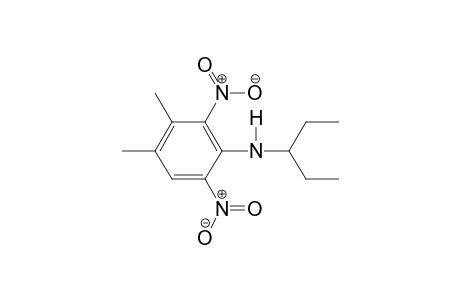 PENDIMETHALIN;N-(1-ETHYLPROPYL)-3,4-DIMETHYL-2,6-DINITROBENZENAMINE