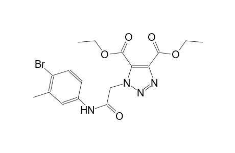 diethyl 1-[2-(4-bromo-3-methylanilino)-2-oxoethyl]-1H-1,2,3-triazole-4,5-dicarboxylate