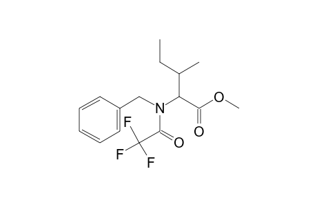 L-Isoleucine, N-benzyl-N-trifluoroacetyl-, methyl ester