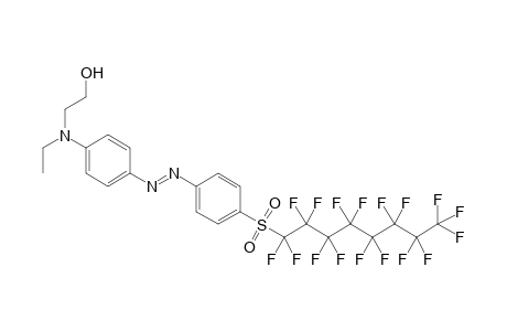 4-[4-(Perfluorooctylsulfonyl)phenylazo]-N-ethyl-N-(2-hydroxyethyl)aniline